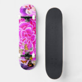 FLEURS ET BUTTERFLITS ROSE DU SKATEBOARD (Recto)