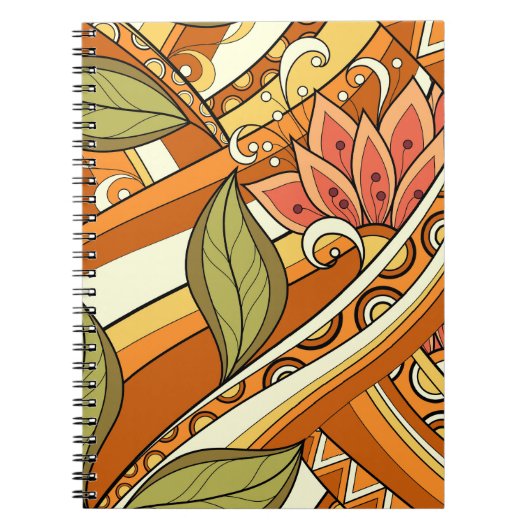 Fleurs Et Carnet P3 À Fleurs (Devant)