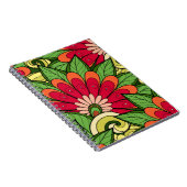 Fleurs Et Carnet P6 À Fleurs (Côté Droit)