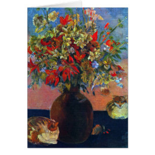 Fleurs et Chats de Paul Gauguin, Beaux-Arts Ancien