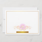 Fleurs et Coeur Design Bonne carte de fête des mèr (Dos)