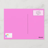 Fleurs et coeurs - Carte postale (Dos)