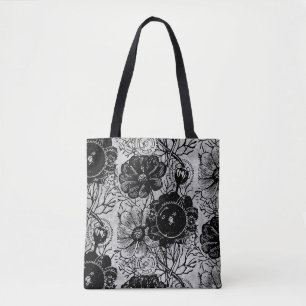 Fleurs Et Engrenages Sac fourre-tout