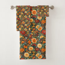 Fleurs et Feuilles d'automne