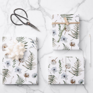 Fleurs et feuilles de fougère Forêt florale botani