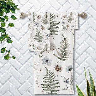 Fleurs et feuilles de fougère Forêt Florale Botani