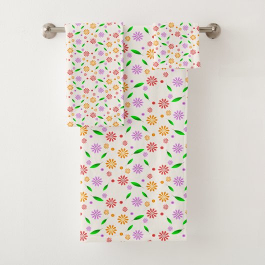 Fleurs et feuilles vibrantes de printemps (En situation)