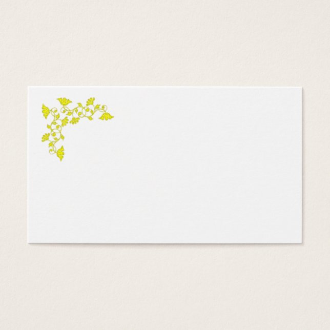 Fleurs Et Fils Jaunes (Devant)