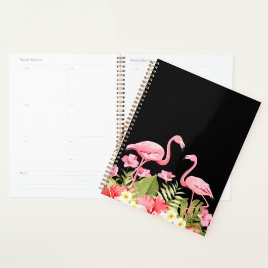 Fleurs Et Flamants roses Tropicaux-32146 (Devant avec enveloppe)