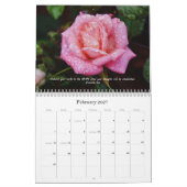 Fleurs et foi Bible Verses Calendrier 2024 (Feb 2027)