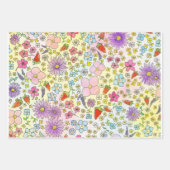 Fleurs et fraises Papier d'enveloppement (Devant 2)