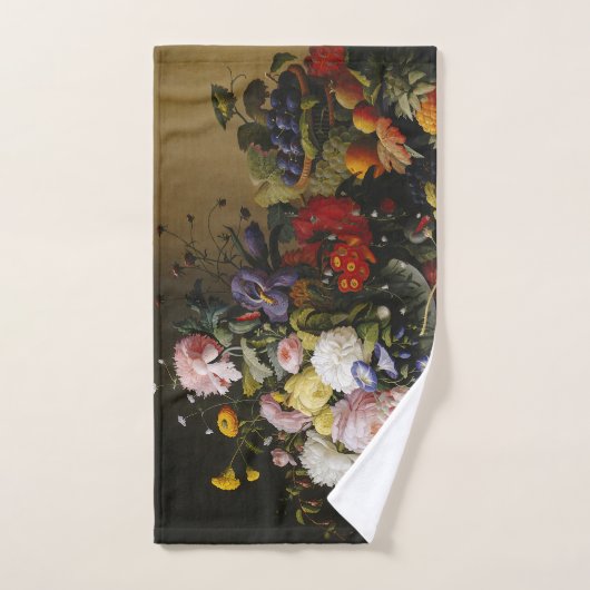 Fleurs et fruits vintages (Serviette à main)