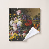 Fleurs et fruits vintages (Gant de toilette)