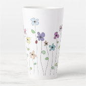 Fleurs et Latte Mug Ladybug (Devant)