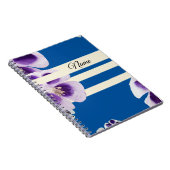 Fleurs et lignes Carnet spiral (Côté Droit)