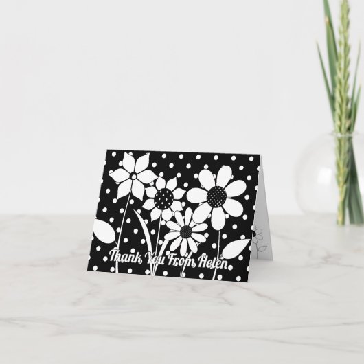 Fleurs et Merci Pois pour adultes (Devant)