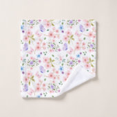 Fleurs et Papillons (Gant de toilette)