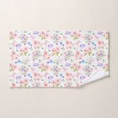 Fleurs et Papillons (Serviette à main)