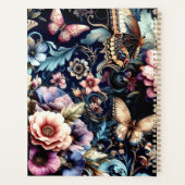 Fleurs et papillons de printemps antiques (Dos)