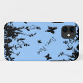 Fleurs et papillons iPhone 5 Coque (Dos (Horizontal))