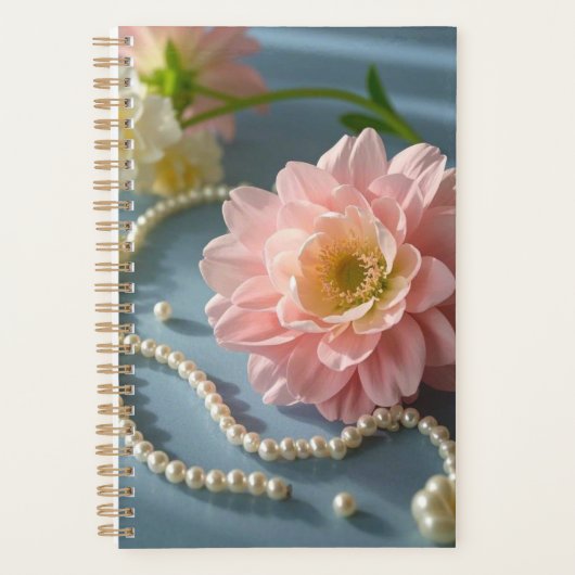 Fleurs et perles élégantes (Devant)