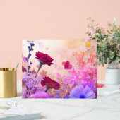 Fleurs et plus de fleurs ornent ce mur romantique (Mariage)