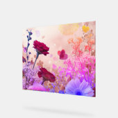 Fleurs et plus de fleurs ornent ce mur romantique (Angle)