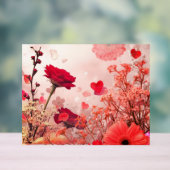 Fleurs et plus de fleurs ornent ce mur romantique (Neutre)