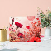 Fleurs et plus de fleurs ornent ce mur romantique (Mariage)