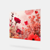 Fleurs et plus de fleurs ornent ce mur romantique (Angle)