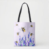 Fleurs et Sacs fourre-tout d'abeilles Printemps (Devant)