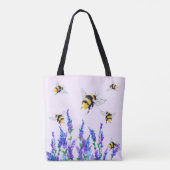 Fleurs et Sacs fourre-tout d'abeilles Printemps (Dos)