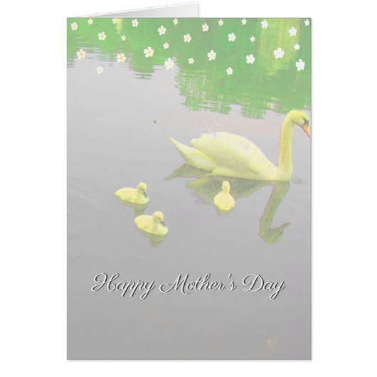 Fleurs et Swan Lake Fête des Mères (Devant)