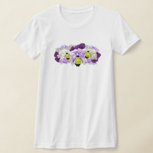 Fleurs et T-shirt abeilles