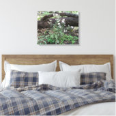 Fleurs et toile de journal Emballé (Insitu(Chambre))
