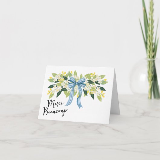 Fleurs et un Ruban Côtier Merci (Devant)