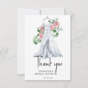 Fleurs et verdure - merci baby shower
