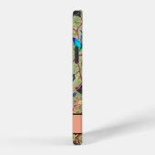 FLEURS ET WILLIAM MORRIS Coque iPhone 12 DIY NOM (Côté droit)
