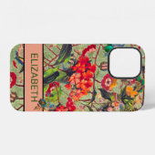 FLEURS ET WILLIAM MORRIS iPhone 12 COQUE do-it-you (Verso Horizontal)