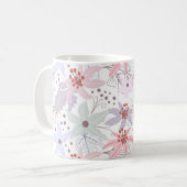 Fleurs étanches : Symphonie de pétales sur une Mug (Devant gauche)