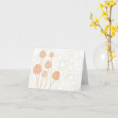 FLEURS ÉTRANGES Carte pour notes no 2 (Fleur jaune)