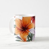 Fleurs Exotiques – Bouquet Tropical Mug (Devant gauche)