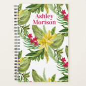 Fleurs Exotiques Rose Et Jaune (Devant)