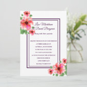 Fleurs faire-part de mariage (Debout devant)