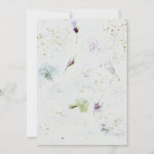 Fleurs Faire-part de mariage sur papier aquarelle (Devant)