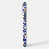 Fleurs Feuilles Florales Bleues Blancs personnalis (Côté gauche)