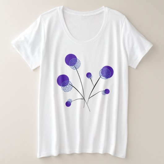 fleurs filigrane lilas (Design devant)