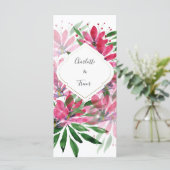 Fleurs Fleur Fleur OEuvre originale Carte Aquarell (Debout devant)