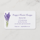Fleurs fleuristes Lavender Plantes Boutique Carte  (Devant)