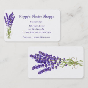 Fleurs fleuristes Lavender Plantes Boutique Carte 